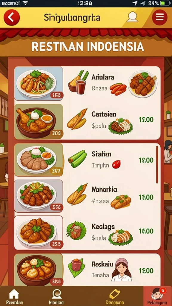 kaskustoto - Tampilan antarmuka pengguna yang menarik dan intuitif.
