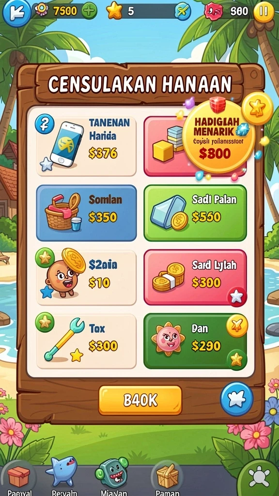 rvip2 - Tangkapan layar menampilkan fitur sosial yang memungkinkan interaksi antar pemain.